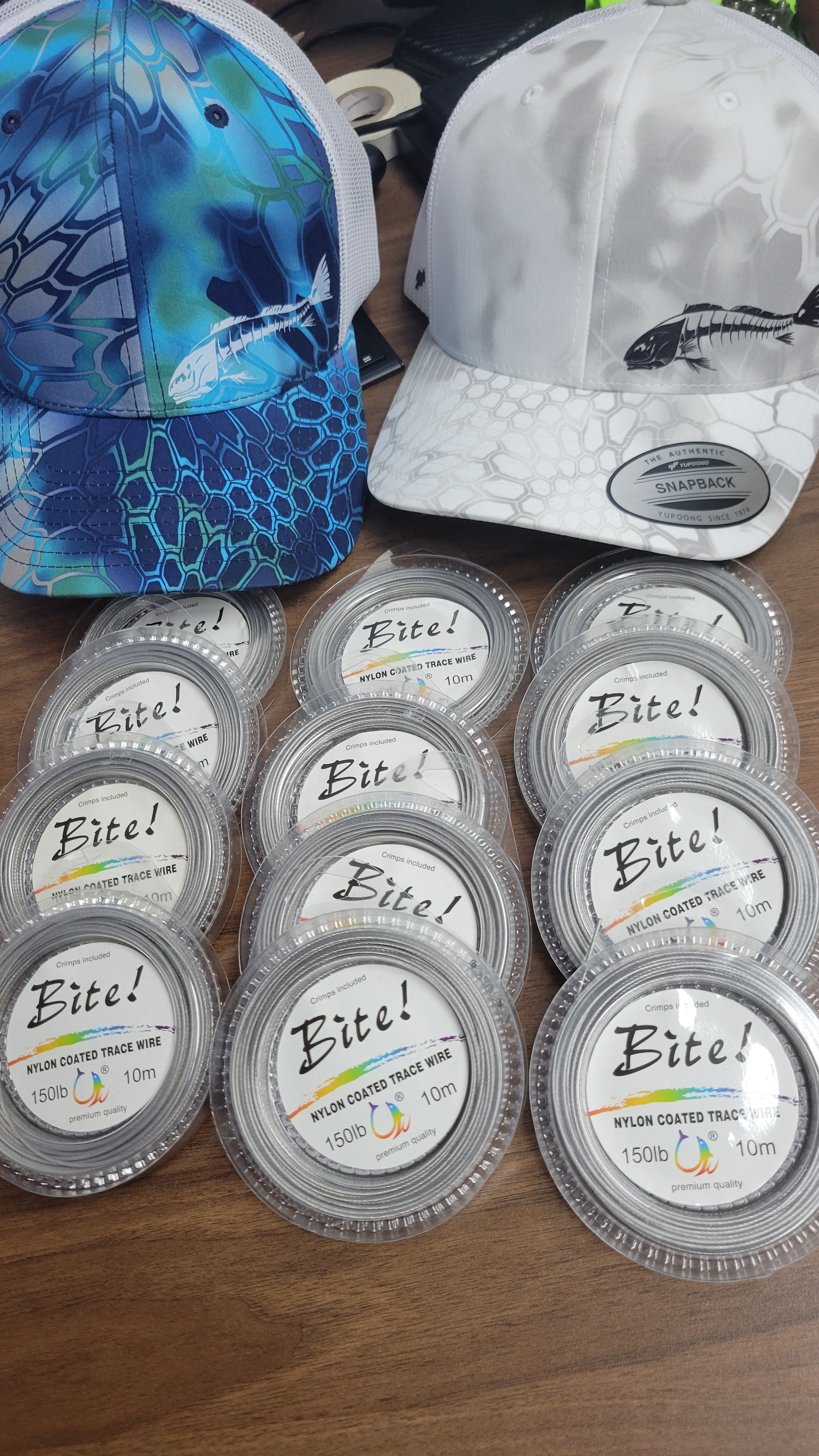 Nylon coated Stainless Leader line.