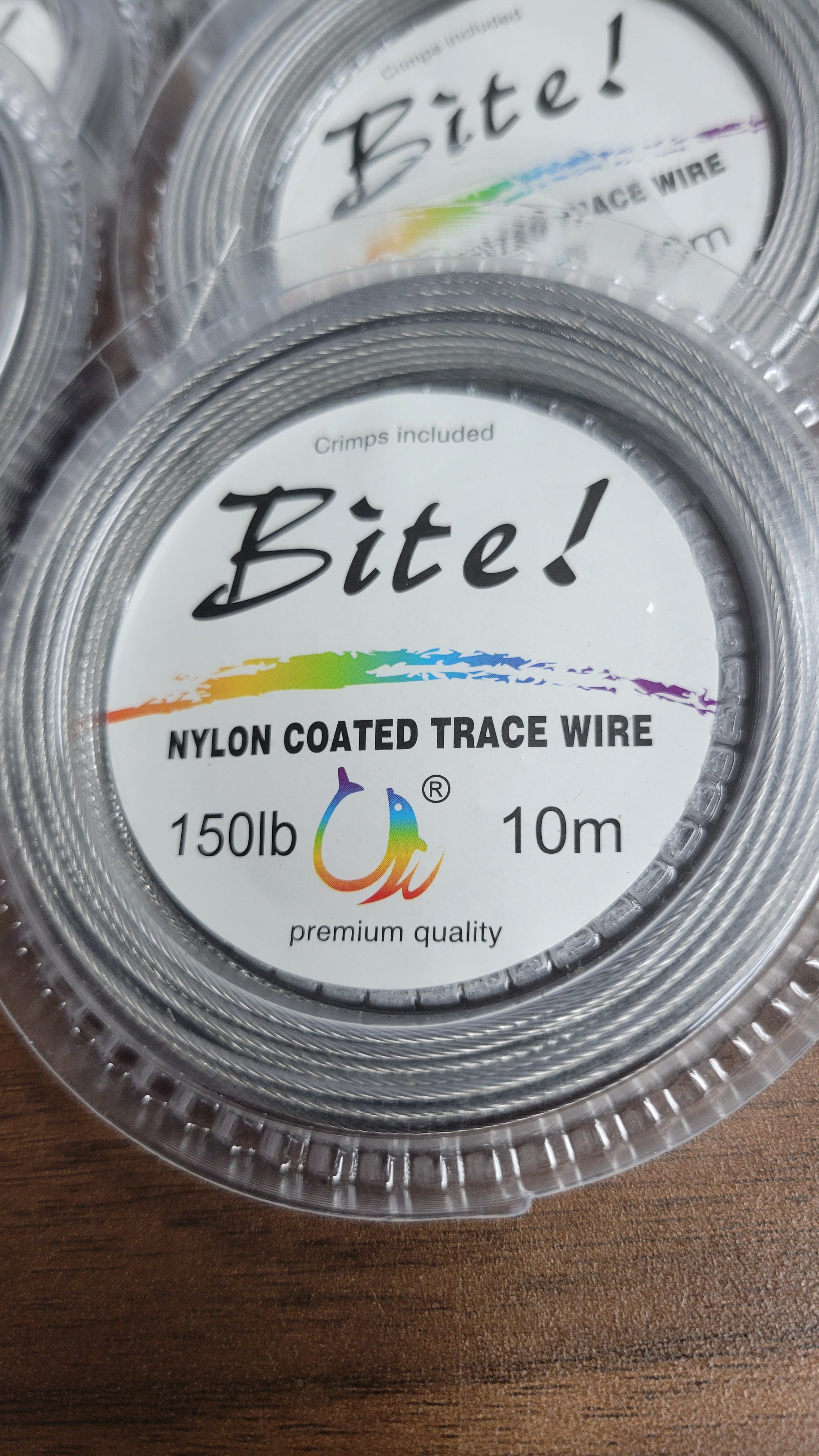 Nylon coated Stainless Leader line.