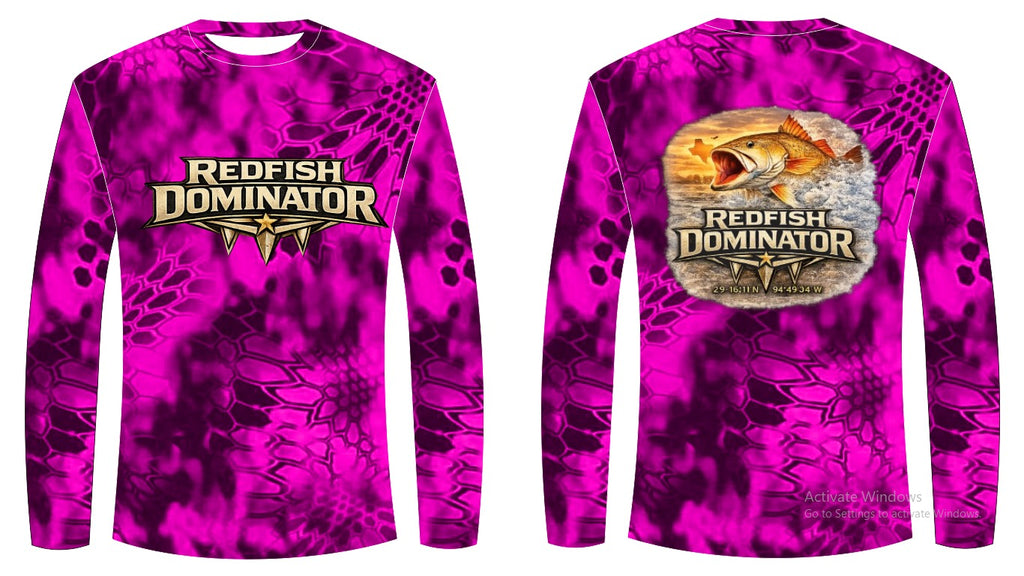 Redfish Dominator Hooded Fishing Shirt