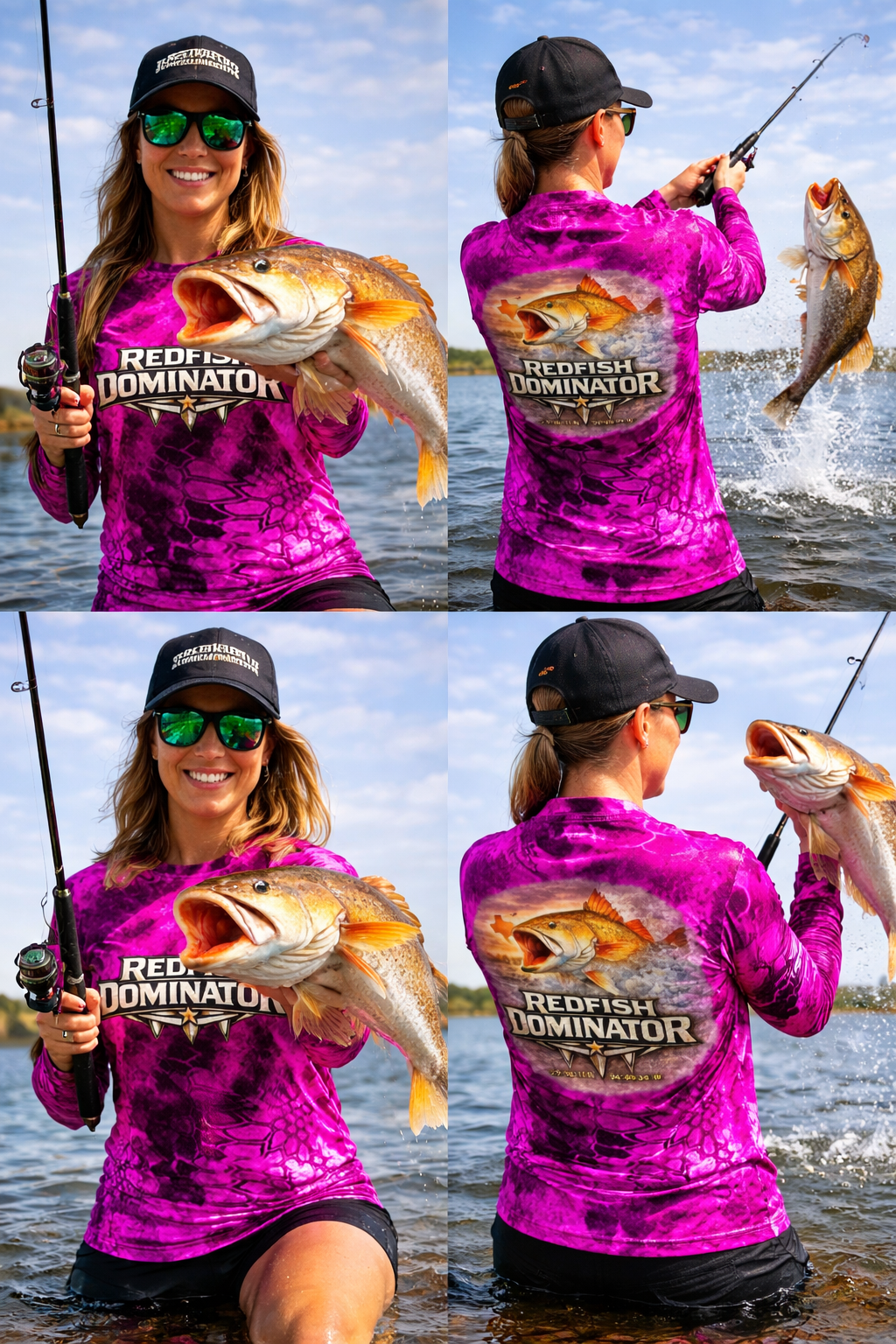 Redfish Dominator Hooded Fishing Shirt